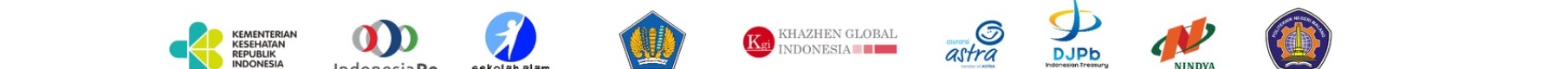 Logo klien, baris 1
