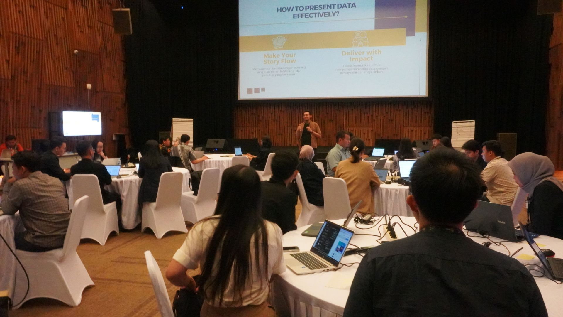 Presentasi bisnis — dokumentasi pelatihan Aditya Iman